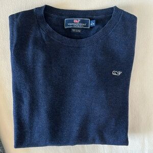 Vineyard Vines Navy sweater kids M 16-18